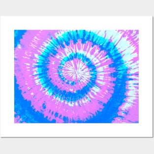 Tie Dye Spiral Posters and Art